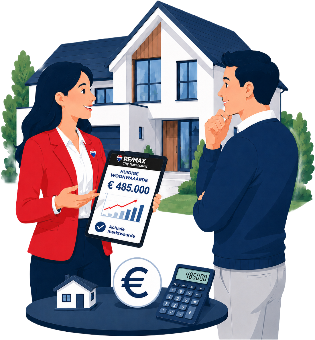 RE/MAX makelaar bepaalt de actuele waarde van een woning