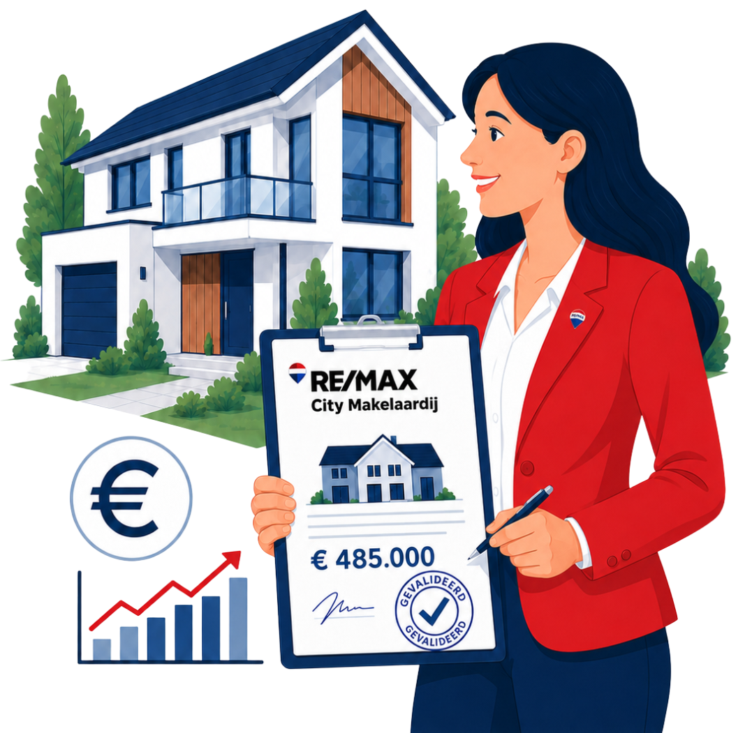 RE/MAX taxateur stelt een gevalideerd taxatierapport op