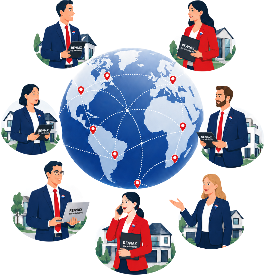 Internationaal netwerk van lokale RE/MAX vastgoedprofessionals
